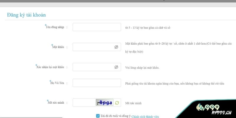 Các bước đăng ký đơn giản giúp người chơi tham gia KV999 hiệu quả